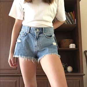 Urban Outfitters Blue Denim Shorts